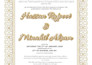 design printable custom nikah certificate, marriage contract or nikah nama